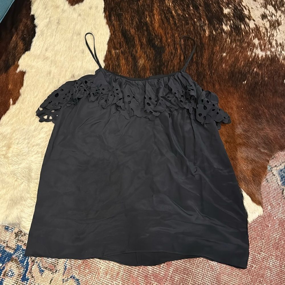 Soft Joie Silk Black tank top